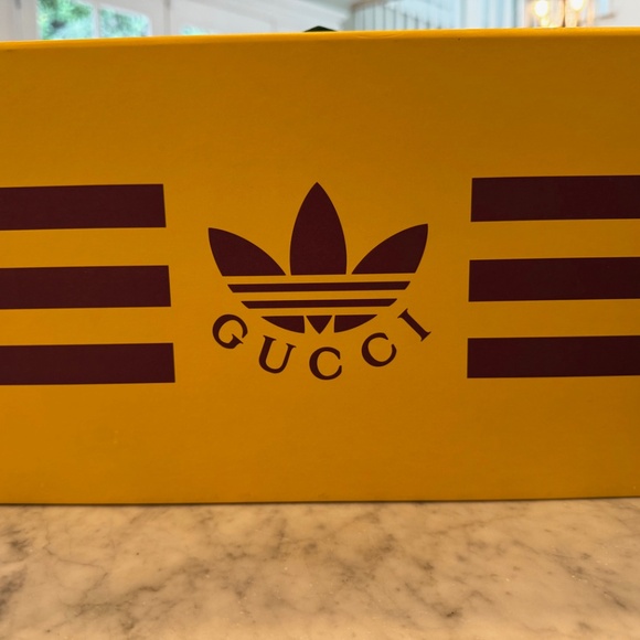 Adidas x Gucci Gazelle Red Sneakers US Size 5.5 - Picture 5 of 8